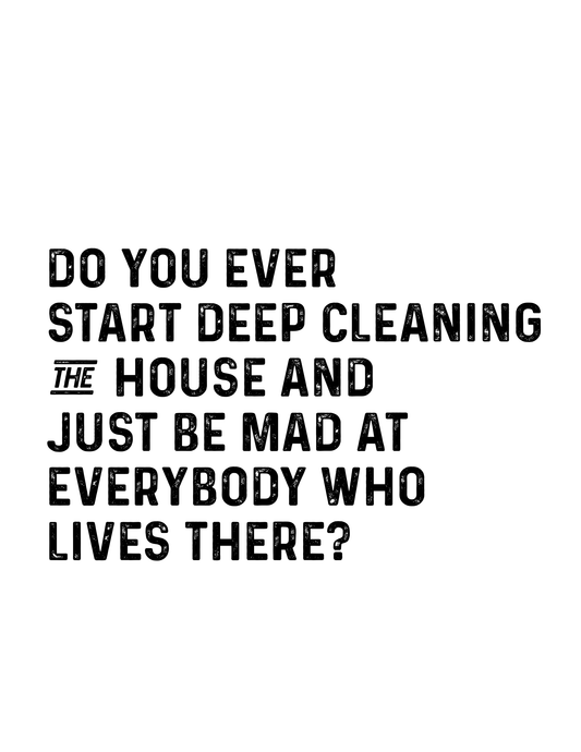 "Mad at Everybody" Kitchen Towel