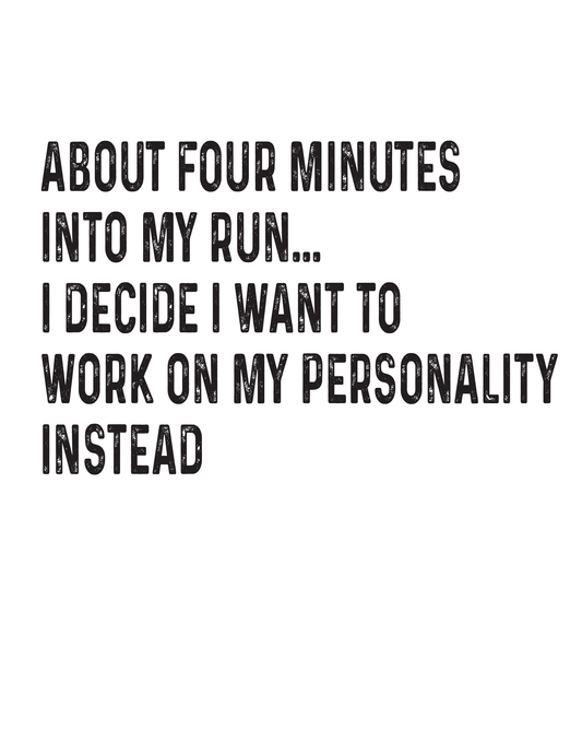 "Work on My Personality Instead" Kitchen Towel