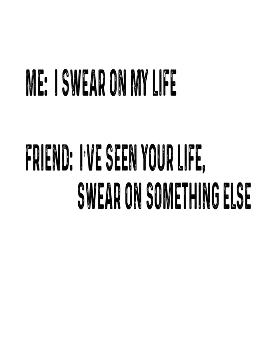 "Swear on Something Else" Kitchen Towel