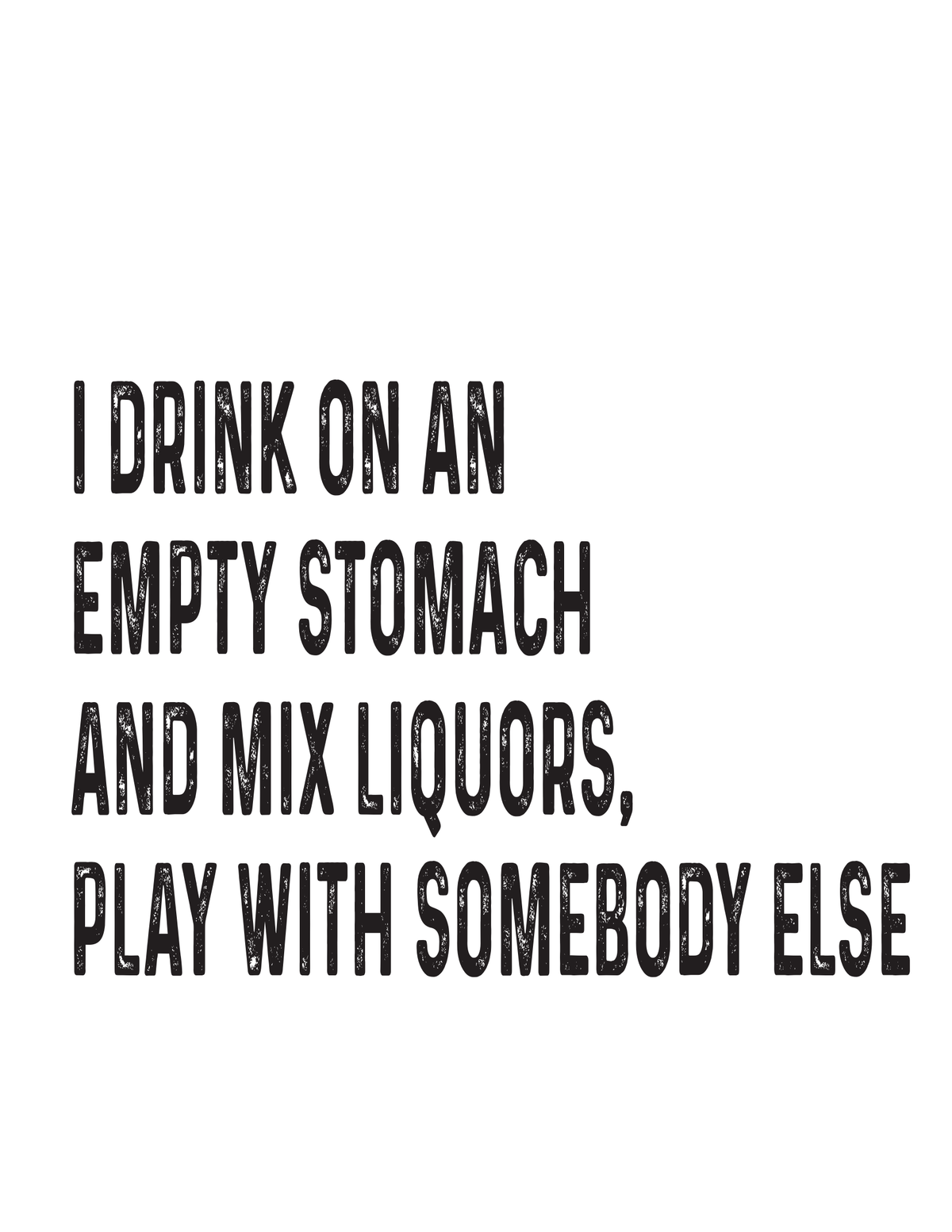 "Play with Somebody Else" Kitchen Towel