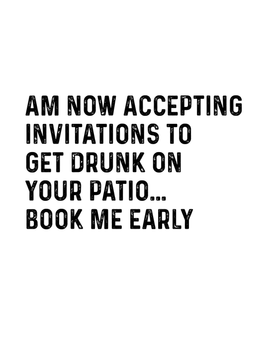 "Book Me Early" Kitchen Towel
