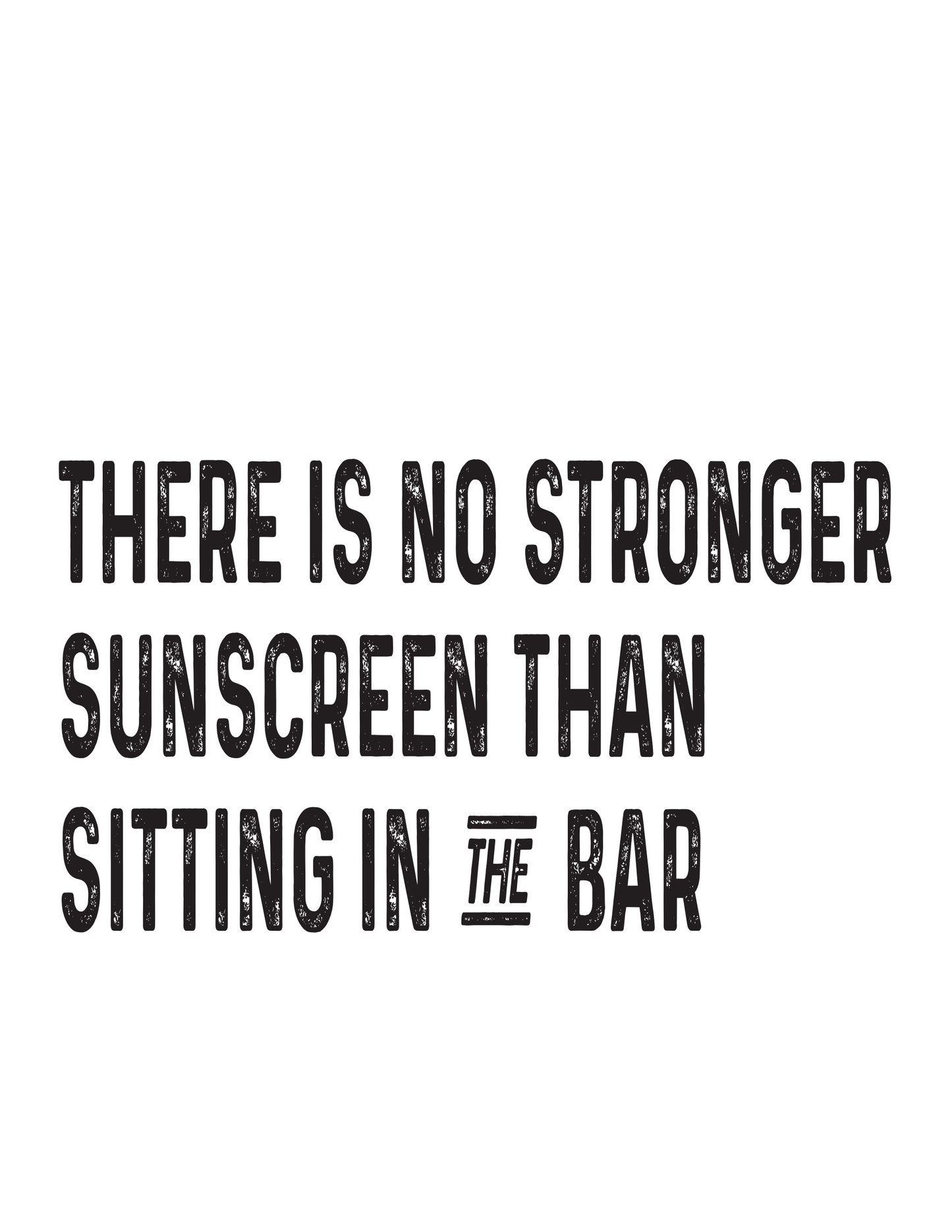 "Stronger Than Sunscreen" Kitchen Towel