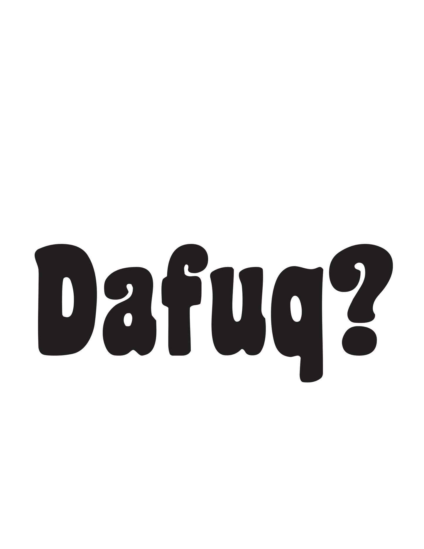 "Dafuq?" Kitchen Towel