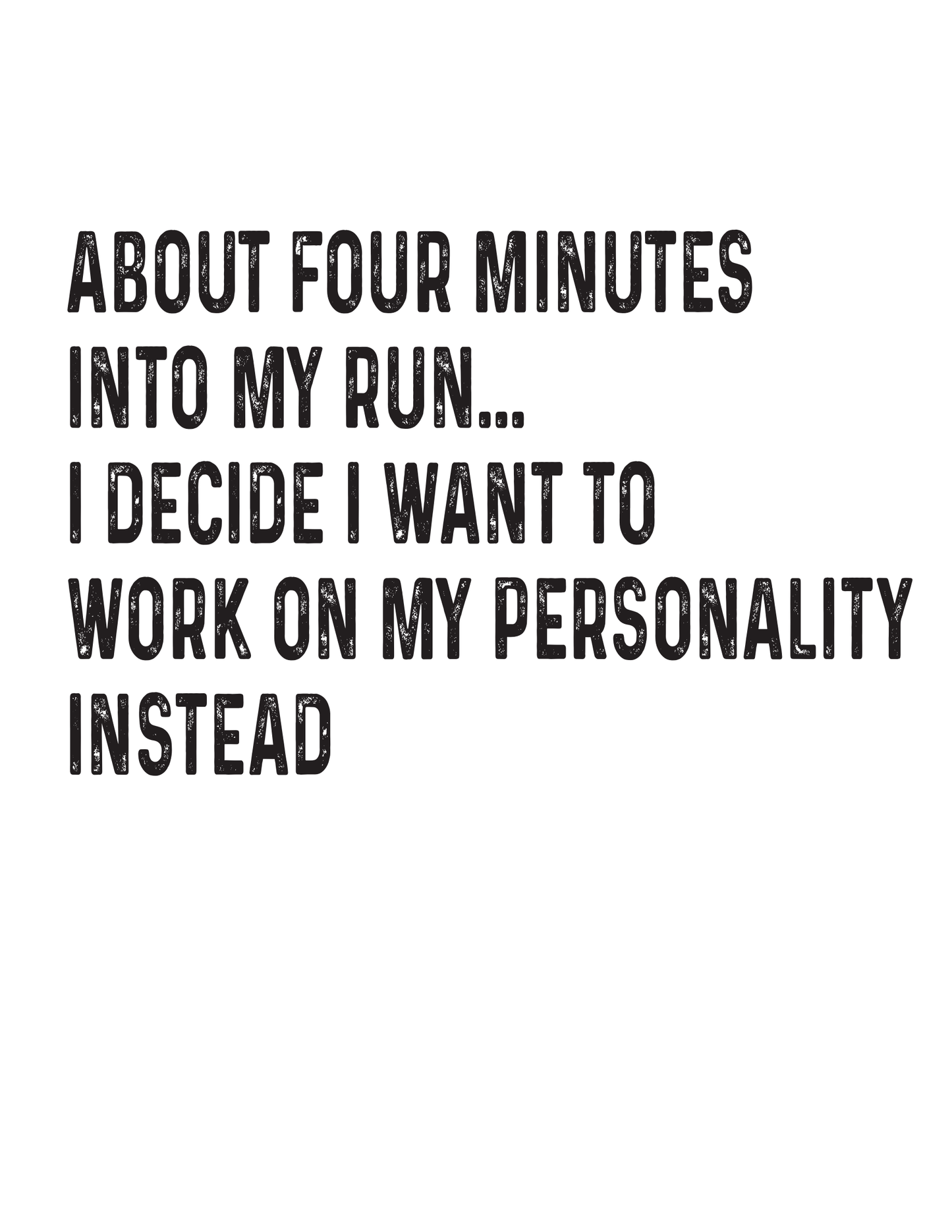 "Work on My Personality Instead" Kitchen Towel
